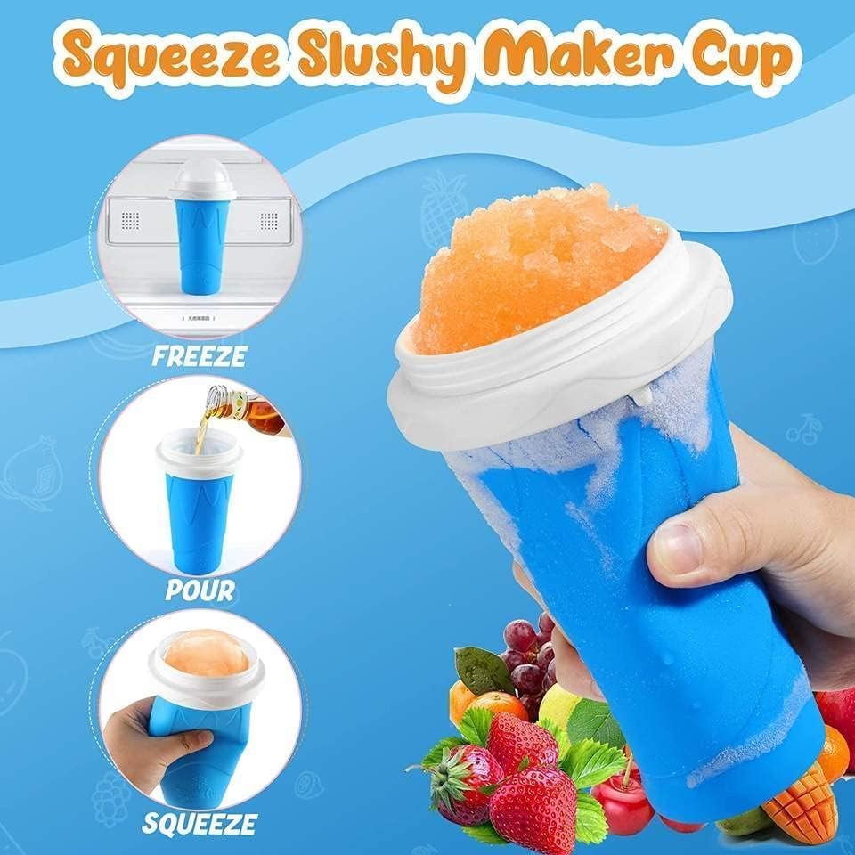 Frozen Magic Slushy Maker  Squeeze Cup
